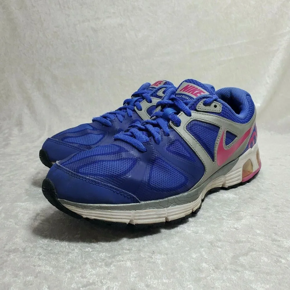 Nike Sneakers Youth Size 7‎ Air Max Run Lite 4 Shoes Blue Pink